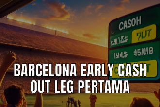 Barcelona Early Cash Out Leg Pertama