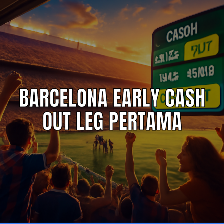 Barcelona Early Cash Out Leg Pertama