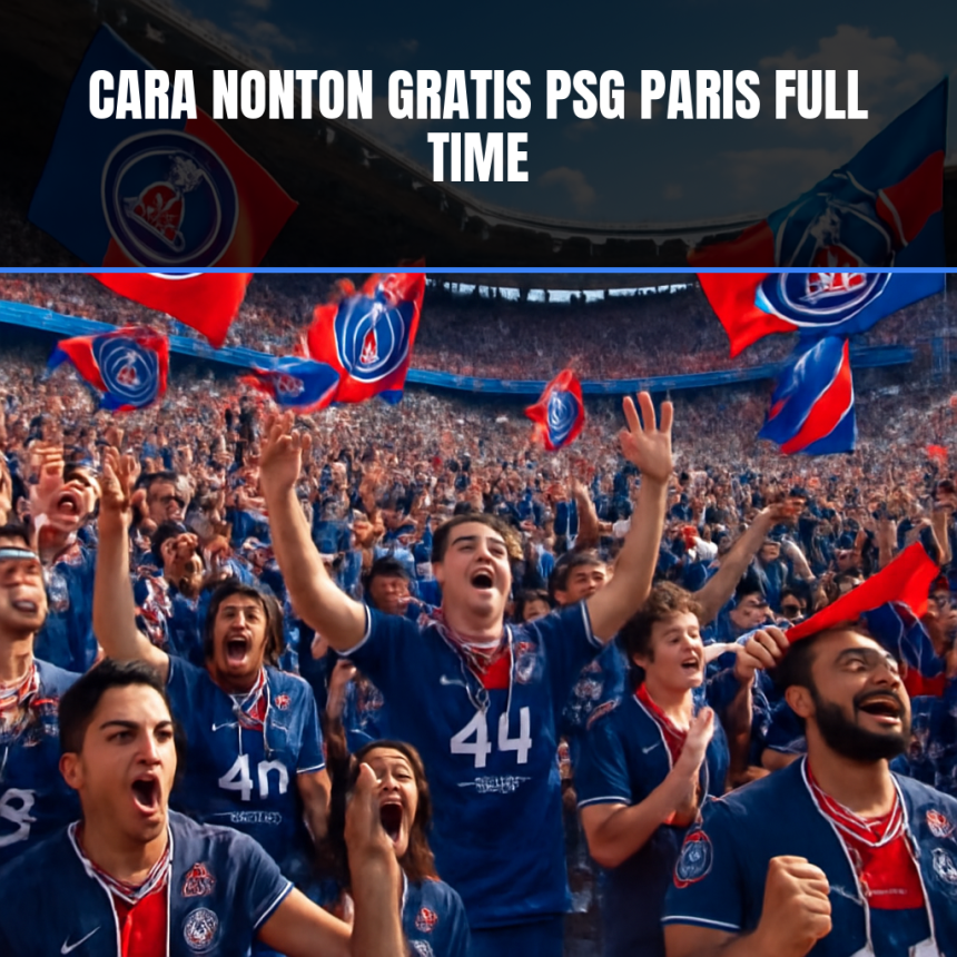 Cara nonton gratis psg paris full time